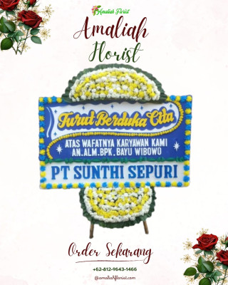 Papan Bunga Duka di Pasteur