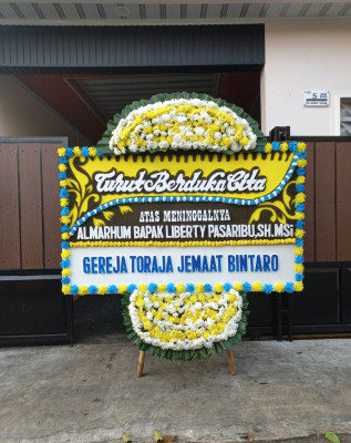 Papan Bunga Duka di Pasteur