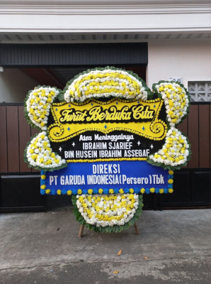 Papan Bunga Duka di Pasteur