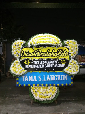 Papan Bunga Duka di Pasteur